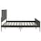 Flash Furniture Fiona Dark Gray King Size Solid Wood Platform Bed Frame w/Headboard, Footboard, and Slatted Bottom MG-0900-29-KB-DKGRY-GG - alternate 7